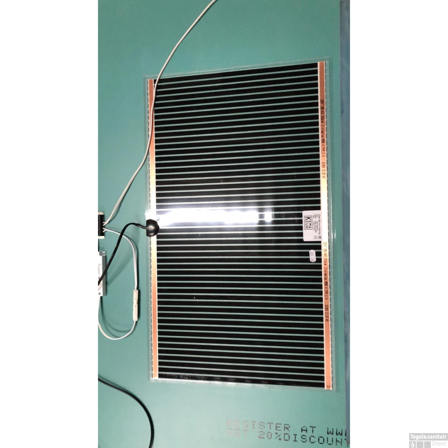 Badkamerspiegel Xenz Lazise 120x70cm Met LED Verlichting En Spiegelverwarming 6 Badkamerspiegel Xenz Lazise 120x70cm Met LED Verlichting En Spiegelverwarming - Afbeelding 4