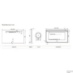 Badkamerspiegel Xenz Lazise 200x70cm Met LED Verlichting En Spiegelverwarming -Badkamer Thuis badkamerspiegel xenz lazise met led verlichting en spiegelverwarming tech 9