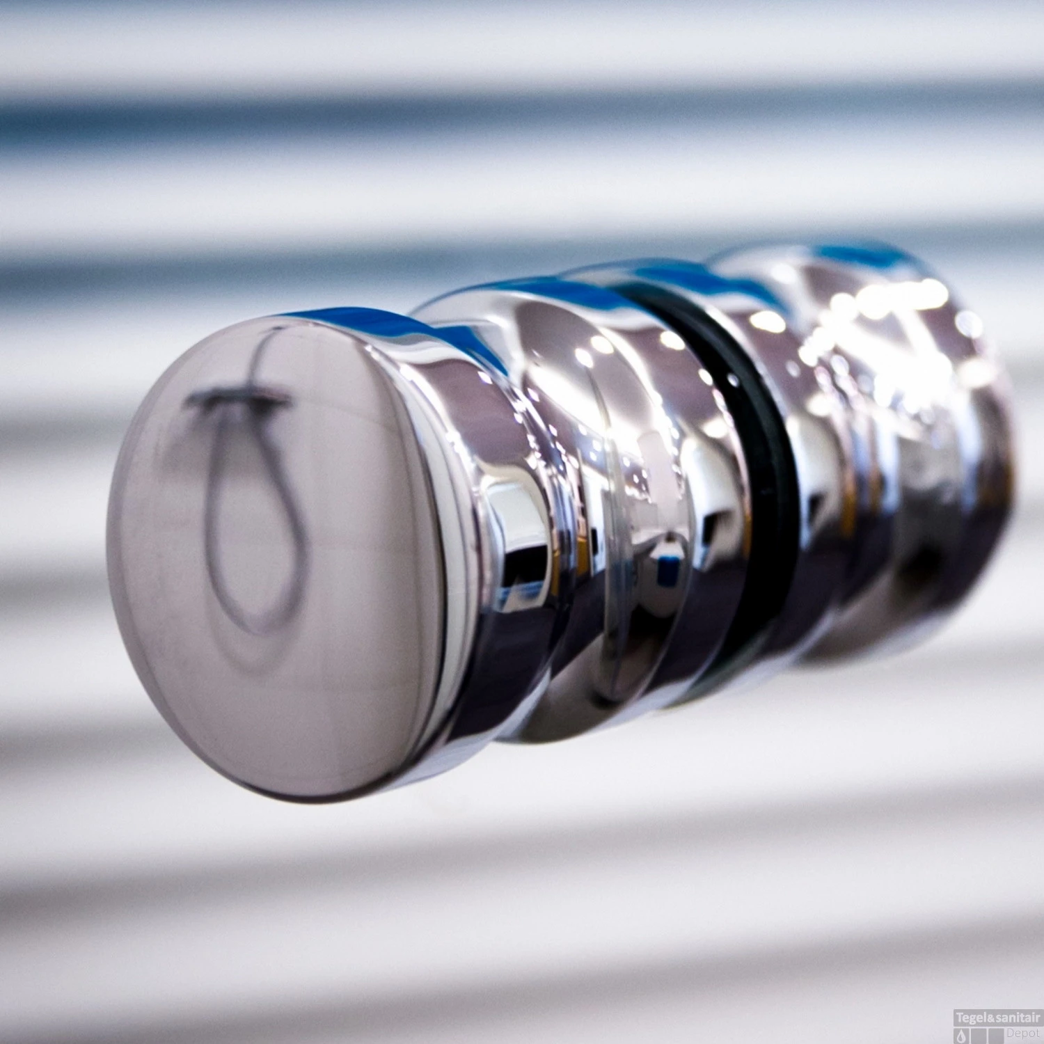 Badwand Van Rijn ST02 Klapwand 80x150 Cm Helder Glas 6 Mm Chroom - Afbeelding 2