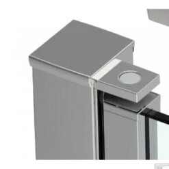 Badwand Van Rijn ST02 Klapwand + Vaste Wand 120x150 Cm Helder Glas 6 Mm Chroom -Badkamer Thuis badwand van rijn st02 klapwand vaste wand 120x150 cm helder glas 6 mm chroom 4