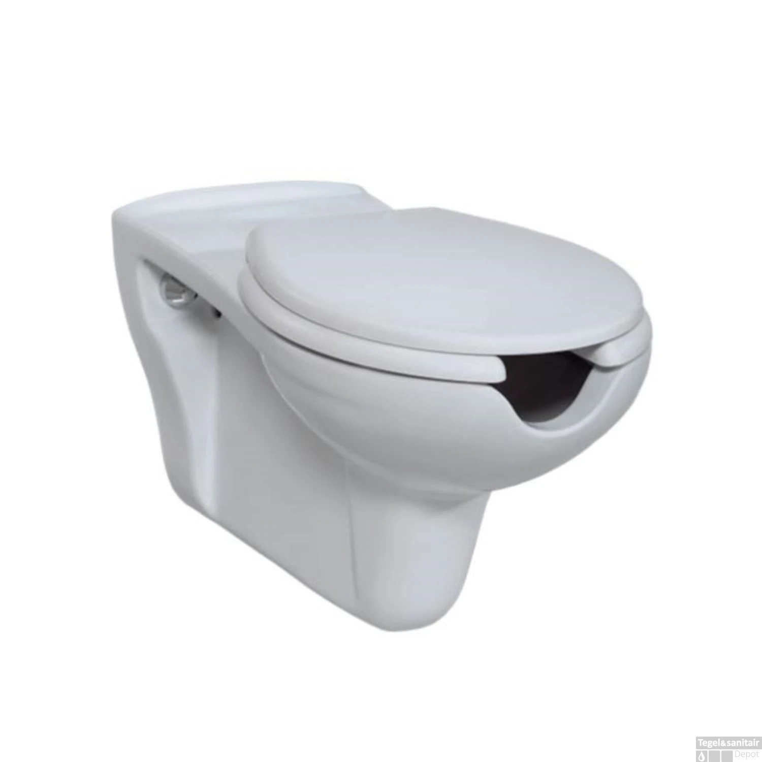 Hangtoilet Mindervaliden Boss & Wessing Keramiek 40x36 Cm Wit 2 Hangtoilet Mindervaliden Boss & Wessing Keramiek 40x36 Cm Wit