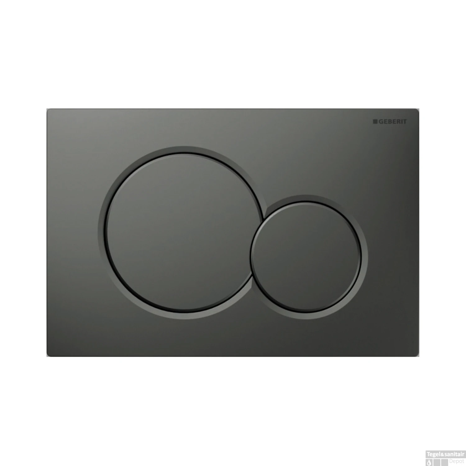 Bedieningsplaat Geberit Sigma 01 Frontbediening Mat Antraciet 3 Bedieningsplaat Geberit Sigma 01 Frontbediening Mat Antraciet