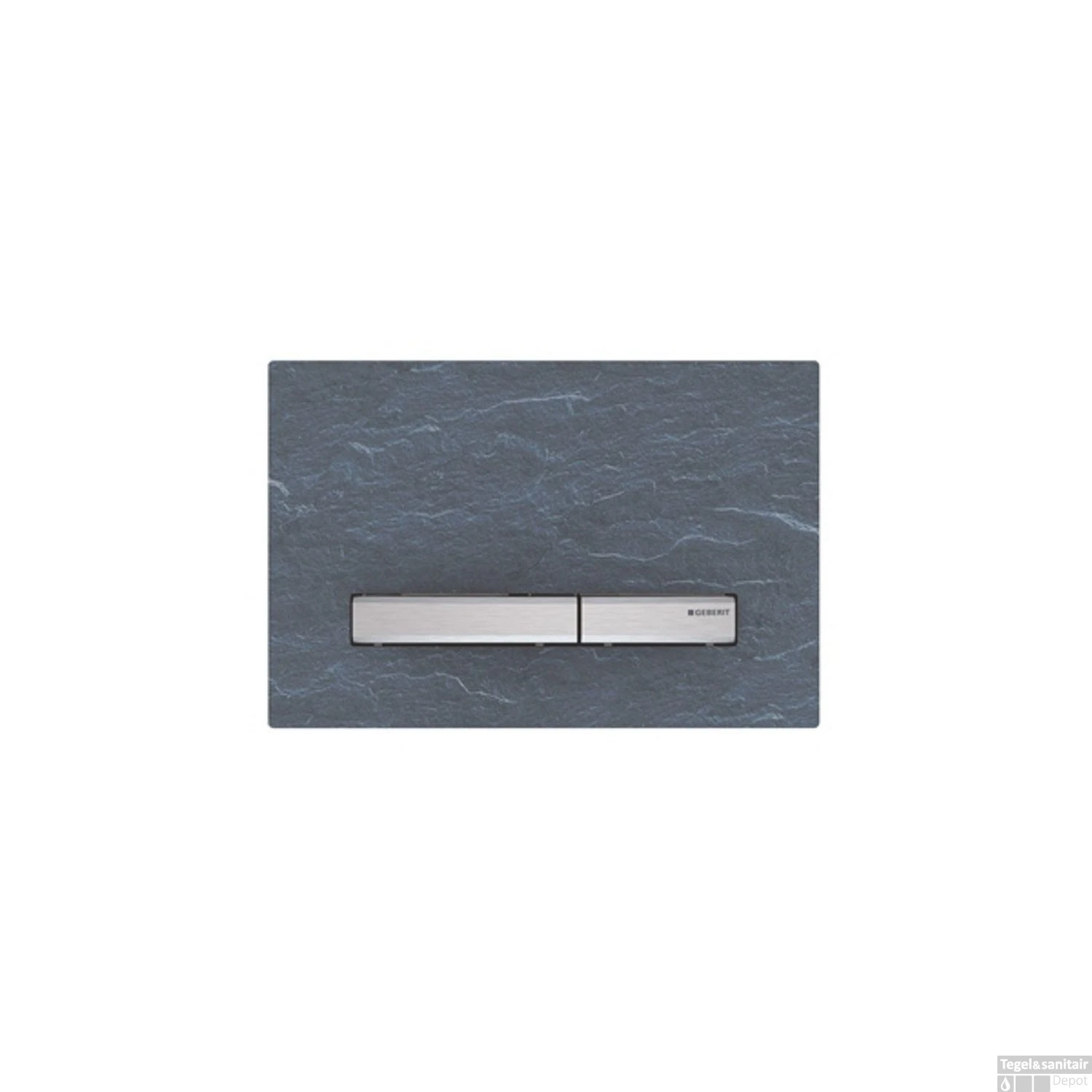 Bedieningsplaat Geberit Sigma 50 DF Mustang Leisteen 3 Bedieningsplaat Geberit Sigma 50 DF Mustang Leisteen