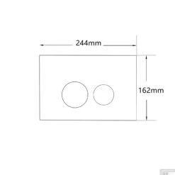 Bedieningsplaat Qeramiq Push Met DualfFush Frontbediening Metaal Rond Koper -Badkamer Thuis bedieningsplaat qeramiq push met dualffush frontbediening metaal rond tech