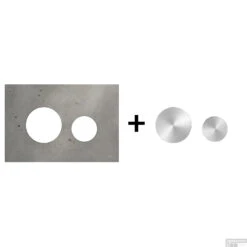 Drukplaat Front En Toetsen TECE Loop Voor WC-Bediening Beton 18 Drukplaat Front En Toetsen TECE Loop Voor WC-Bediening Beton -Badkamer Thuis beton geborsteldrvs