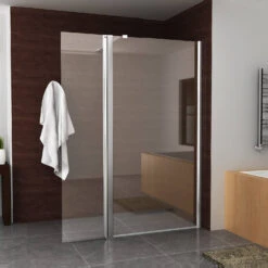 BWS Apollo Zijwand Met Schanierend Glasprofiel 30x200 Cm 10mm NANO Glas