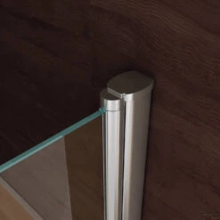 BWS Badwand 80x150cm 6mm NANO Veiligheidsglas Chroom -Badkamer Thuis bws badwand nano veiligheidsglas chroom 3