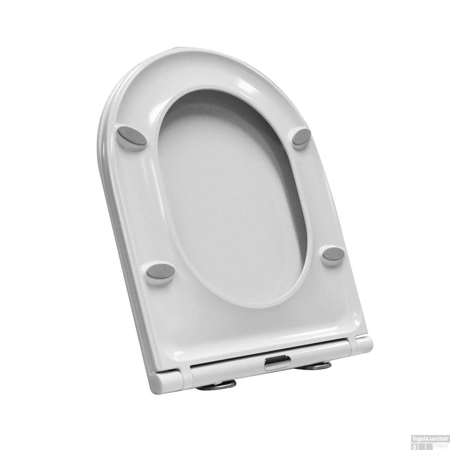 BWS Closetzitting Flatline 2.0 Met Deksel Wit 5 BWS Closetzitting Flatline 2.0 Met Deksel Wit - Afbeelding 3