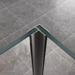 BWS Eco Zijwand Met Hoekprofiel 30x200cm NANO Coating 8mm -Badkamer Thuis bws eco zijwand met hoekprofiel 30x200cm nano coating 8mm 2 1