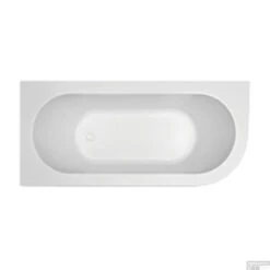 BWS Hoekbad Links | 180x80cm | Met Waste| Acryl Wit -Badkamer Thuis bws hoekbad links 180x80 acryl wit met waste 2