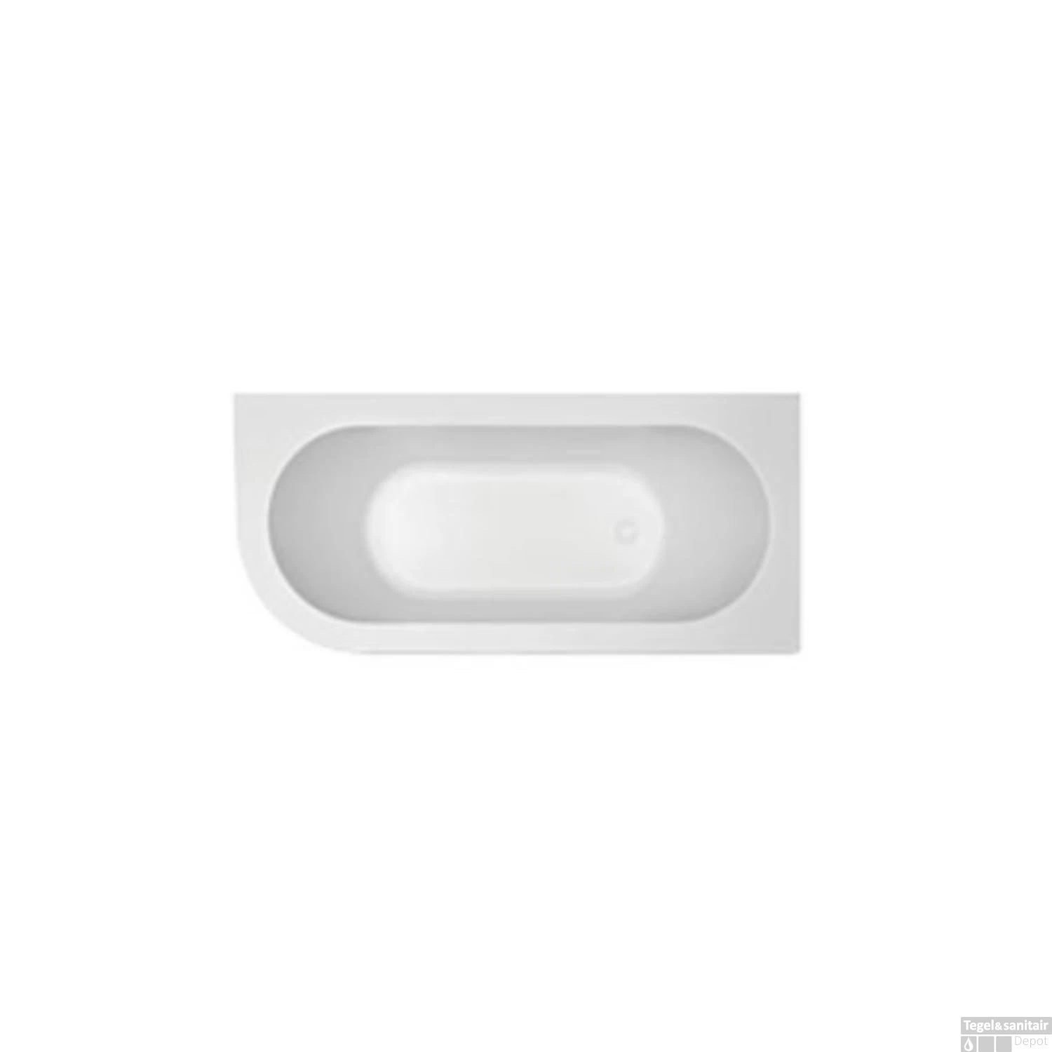 BWS Hoekbad Rechts | 180x80cm | Met Waste | Acryl Wit 4 BWS Hoekbad Rechts | 180x80cm | Met Waste | Acryl Wit - Afbeelding 2