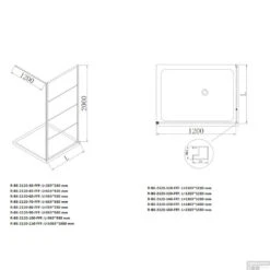 BWS Douchewand Frame 8mm Nano Glas | Mat Zwart | Raster | Inloopdouche (Alle Maten) 11 BWS Douchewand Frame 8mm Nano Glas | Mat Zwart | Raster | Inloopdouche (Alle Maten) -Badkamer Thuis bws inloopdouche frame 8mm nano glas mat zwart raster alle maten tech2