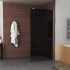 BWS Inloopdouche Pro Line Rookglas 100x200 8mm Nano Coating -Badkamer Thuis bws inloopdouche pro line rookglas nano coating shop 2
