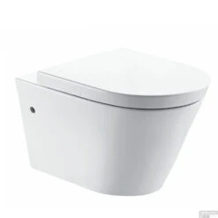 BWS Wandcloset Flow Randloos Diepspoel 55cm EasyCleaning Inclusief Zitting Wit -Badkamer Thuis bws wandcloset flow rimfree diepspoel 55cm easycleaning inclusief zitting wit shop