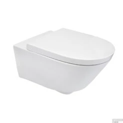 BWS Wandcloset Parvati Met Zitting Diepspoel Wit