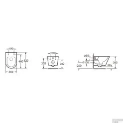 BWS Wandcloset Vesta Rimless Diepspoel Inclusief Flatline Zitting Wit -Badkamer Thuis bws wandcloset vesta rimless diepspoel inclusief flatline zitting wit tech