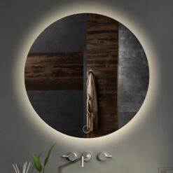 BWS Badkamerspiegel | Spark | Rond | Met LED Verlichting (Alle Maten) -Badkamer Thuis bwsspark config shop