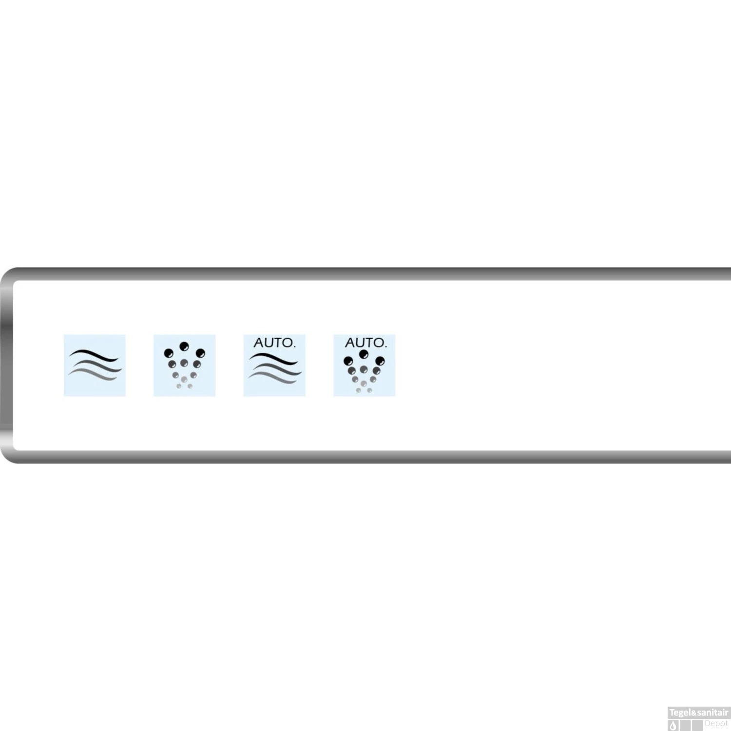 Whirlpoolbad Allibert Namea Essentia 170x75x53 Cm Incl. Poten Wit 5 Whirlpoolbad Allibert Namea Essentia 170x75x53 Cm Incl. Poten Wit - Afbeelding 3