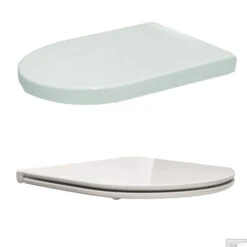 Geberit UP320 Toiletset Compleet | Inbouwreservoir | Wandcloset Wiesbaden Vesta Randloos 52cm | Set24 Met Drukplaat -Badkamer Thuis closetzitting wiesbaden vesta 52cm 32.3466 zittingen 24