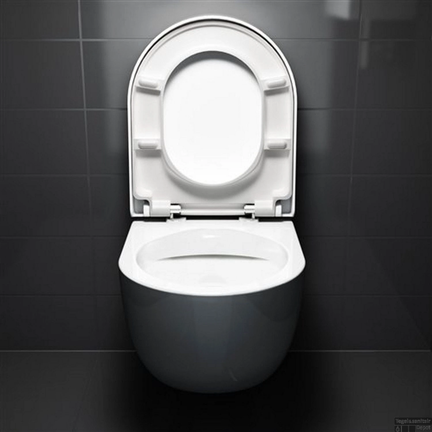 Clou Hammock Toiletzitting Met Deksel Met Soft Closing Systeem En Quick Release Systeem Mat Wit 36x43x5.1cm - Afbeelding 2