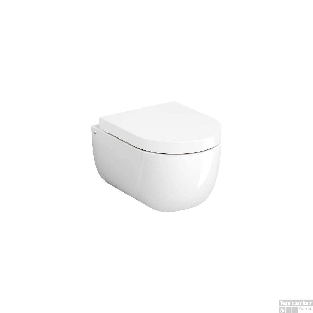 Clou Hammock Wandtoilet Versie 49 Onepack Incl Zitting Deksel En Soft Closing Quick Release Systeem Wit Mat Keramiek 37x49x38cm