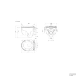 Clou Hammock Wandtoilet Versie 49 Onepack Incl Zitting Deksel En Soft Closing Quick Release Systeem Wit Mat Keramiek 37x49x38cm -Badkamer Thuis clou hammock wandtoilet versie 49 onepack incl zitting deksel en soft closing quick release systeem wit mat keramiek 37x49x38cm tech