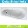 Ligbad Riho Delta Links 160x80 Cm Whirlpool Enkel Systeem -Badkamer Thuis delta enkel links hoofdfoto 1 2 1