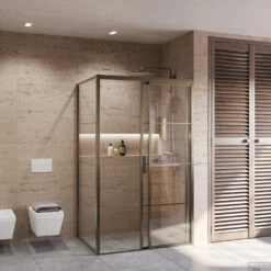 BWS Inloopdouche Frame Gunmetal 70x200 | Nano Anti-Kalk | Raster Inloopdouche 7 BWS Inloopdouche Frame Gunmetal 70x200 | Nano Anti-Kalk | Raster Inloopdouche -Badkamer Thuis douchecabine bws frame gunmetal 2