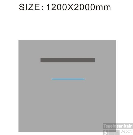 Douchewand Wiesbaden Vrijstaand 120x200cm 10mm NANO Coating 5 Douchewand Wiesbaden Vrijstaand 120x200cm 10mm NANO Coating - Afbeelding 3