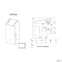 Douchewand Vrijstaand Best Design Erico 120x200 Cm 8mm NANO Veiligheidsglas -Badkamer Thuis douchewand vrijstaand erico 120x200 cm tech