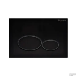 Drukplaat Wiesbaden TBV Geberit UP320 Mat Zwart