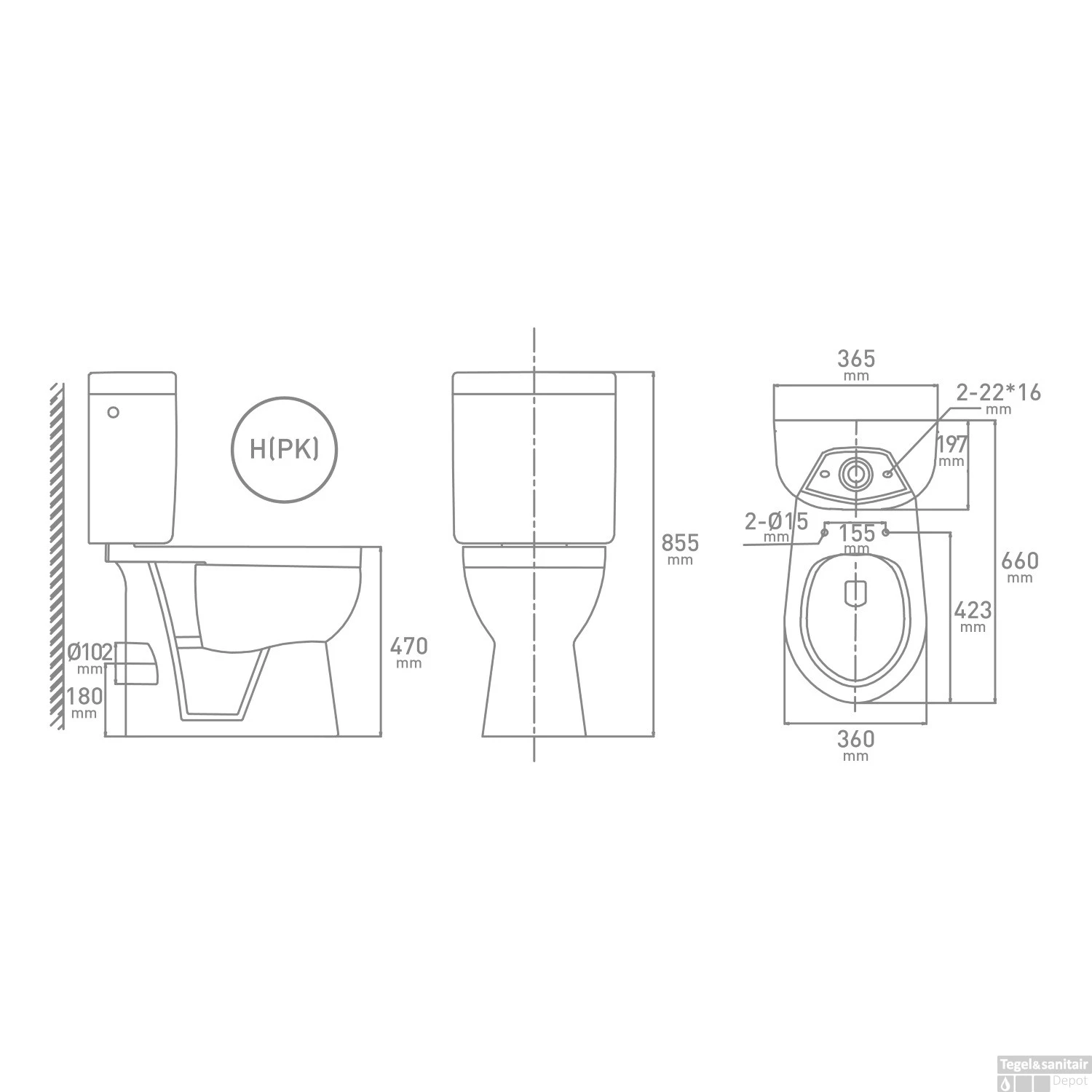 Duoblok VM Go X-Joy Verhoogd H Diepspoel PK (inclusief Reservoir En Zitting) 4 Duoblok VM Go X-Joy Verhoogd H Diepspoel PK (inclusief Reservoir En Zitting) - Afbeelding 2