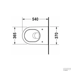 Duravit Starck 2 Wandcloset Diepspoel 36.5x62x38 Cm Keramiek Glanzend Wit -Badkamer Thuis duravit starck 2 wandcloset diepspoel 36.5x62x38 cm keramiek glanzend wit tech