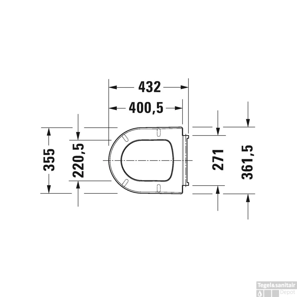 Duravit Toiletzitting ME By Starck Softclose En Quickrelease Systeem 43.8x37.4x5.1 Cm Duroplast Wit 7 Duravit Toiletzitting ME By Starck Softclose En Quickrelease Systeem 43.8x37.4x5.1 Cm Duroplast Wit - Afbeelding 5