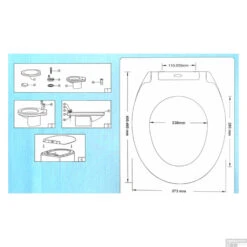 Toiletzitting Eisl Super Slim Softclose Quick Release RVS Scharnieren Donker Grijs -Badkamer Thuis eisl super slim toiletzitting techjpg 1 1 1 1