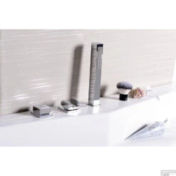 Losse Staafhanddouche Sapho 1-stand Regen Vierkant 23 Cm Chroom -Badkamer Thuis f28 losse staafhanddouche sapho 1 stand regen 23 cm chroom 3