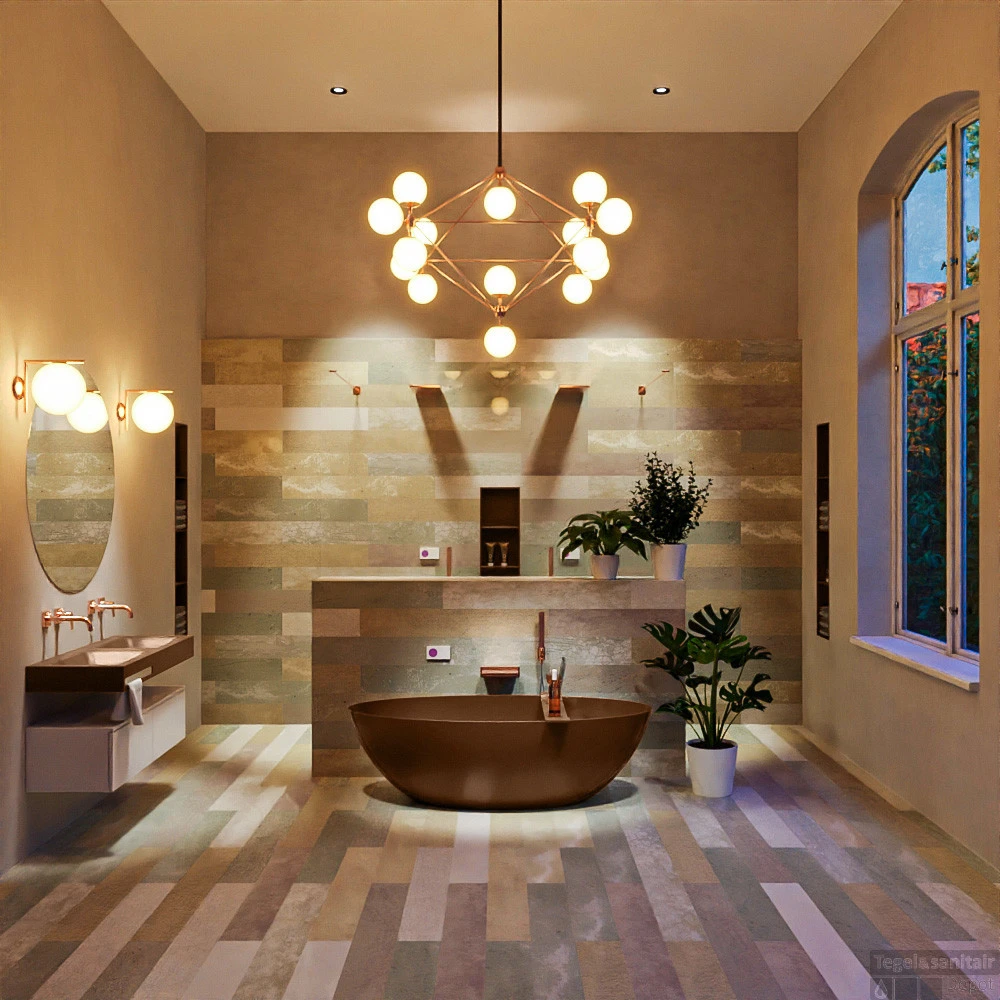 FLOAT Vrijstaand Bad 170x80cm Kleur Rust / Rust 4 FLOAT Vrijstaand Bad 170x80cm Kleur Rust / Rust - Afbeelding 2