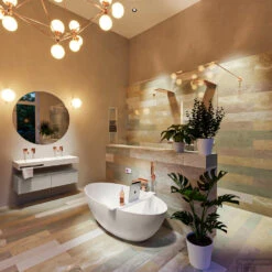 FLOAT Vrijstaand Bad 170x80cm Kleur Linen / Talc -Badkamer Thuis float 2 00004