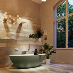 FLOAT Vrijstaand Bad 170x80cm Kleur Army / Talc -Badkamer Thuis float 3 00010