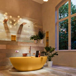 FLOAT Vrijstaand Bad 170x80cm Kleur Ocher / Ocher -Badkamer Thuis float 3 00027