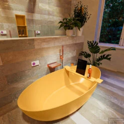 FLOAT Vrijstaand Bad 170x80cm Kleur Ocher / Ocher -Badkamer Thuis float 4 00027