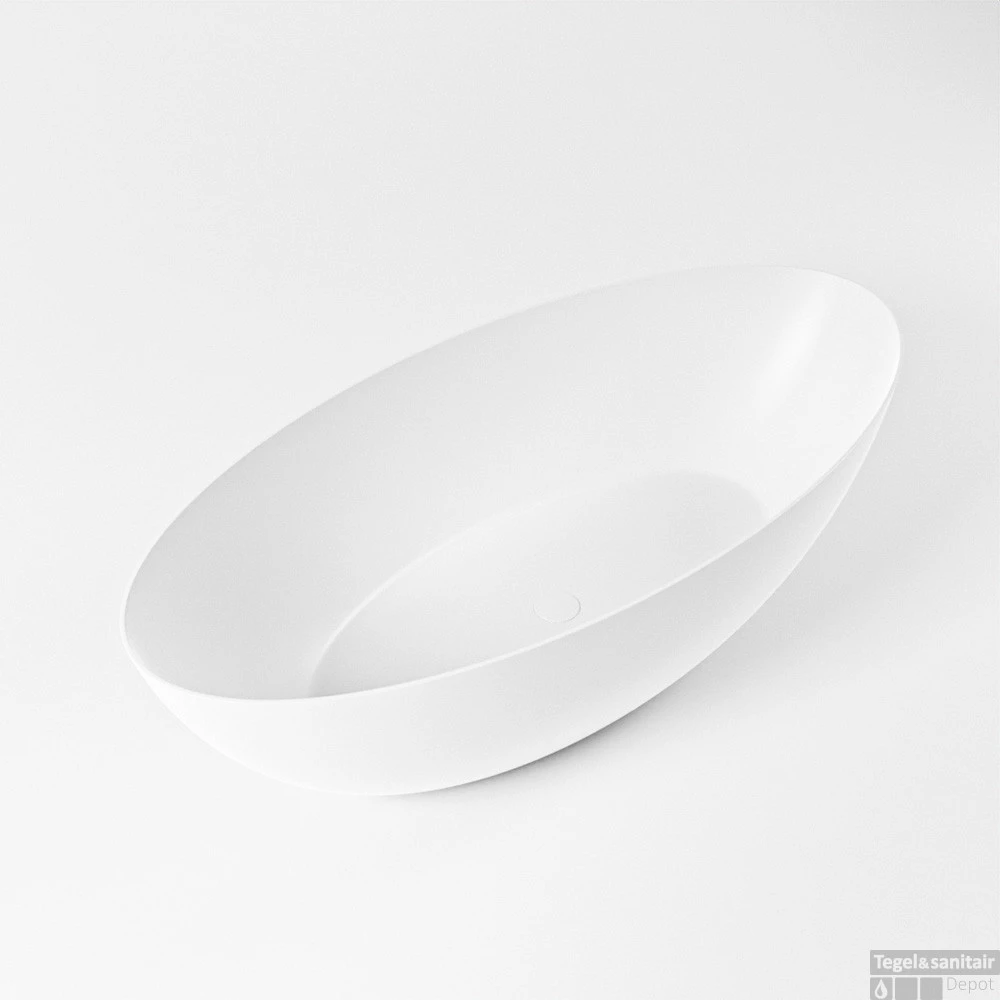 FLOAT Vrijstaand Bad 170x80cm Kleur Talc / Talc 3 FLOAT Vrijstaand Bad 170x80cm Kleur Talc / Talc