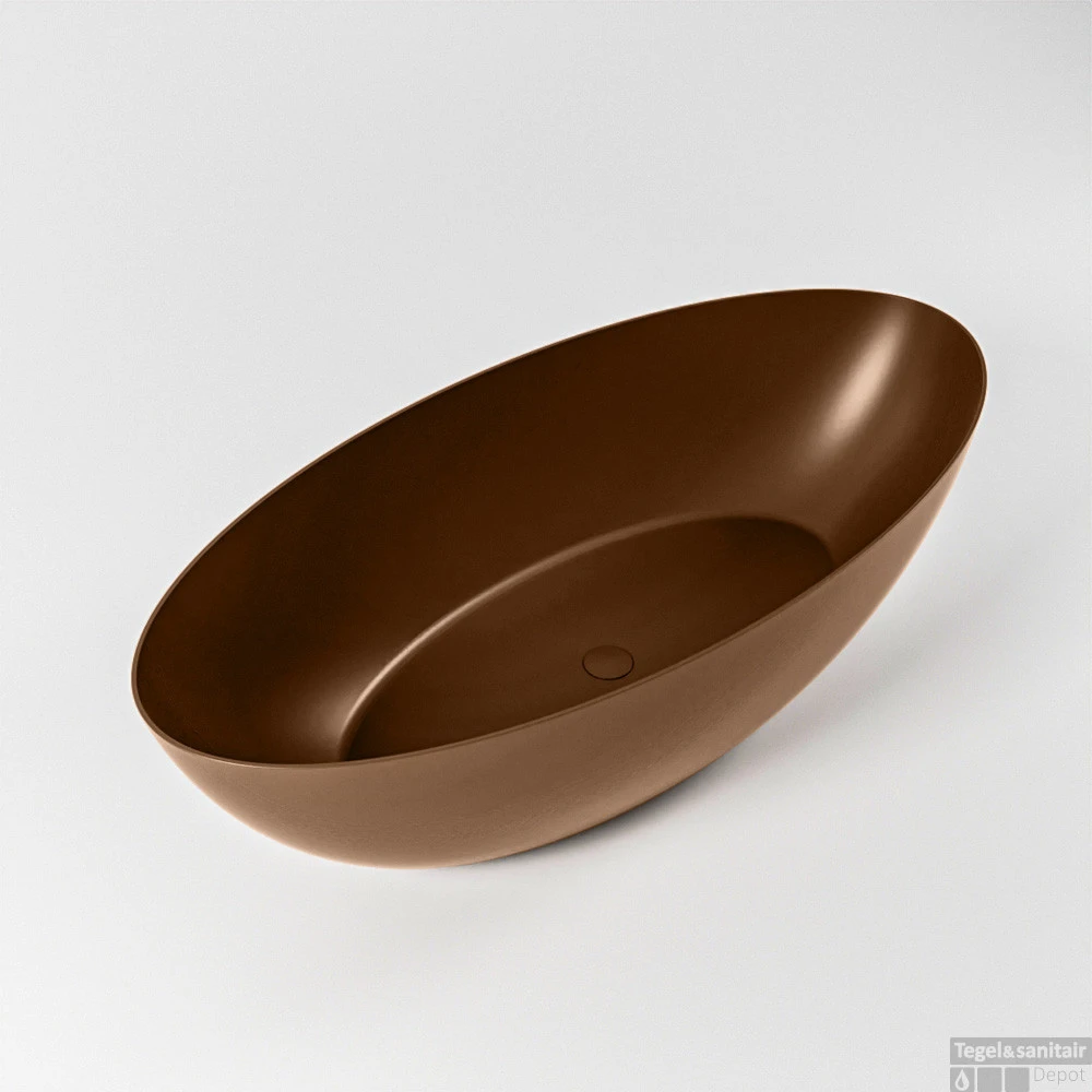 FLOAT Vrijstaand Bad 170x80cm Kleur Rust / Rust 3 FLOAT Vrijstaand Bad 170x80cm Kleur Rust / Rust