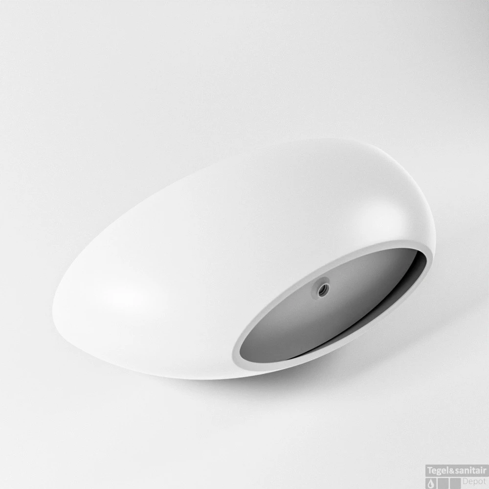 FLOAT Vrijstaand Bad 170x80cm Kleur Talc / Talc 8 FLOAT Vrijstaand Bad 170x80cm Kleur Talc / Talc - Afbeelding 6