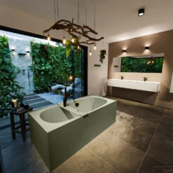 FREEZE Vrijstaand Bad 180x85cm Kleur Army / Army 12 FREEZE Vrijstaand Bad 180x85cm Kleur Army / Army -Badkamer Thuis freeze 1 00023