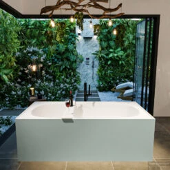 FREEZE Vrijstaand Bad 180x85cm Kleur Greey / Talc -Badkamer Thuis freeze 2 00005