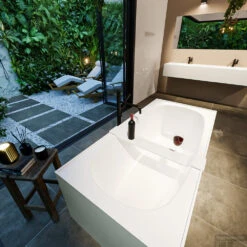 FREEZE Vrijstaand Bad 180x85cm Kleur Greey / Talc -Badkamer Thuis freeze 4 00005