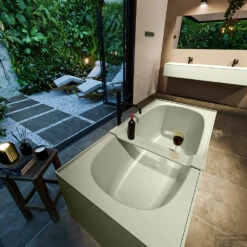 FREEZE Vrijstaand Bad 180x85cm Kleur Army / Army 15 FREEZE Vrijstaand Bad 180x85cm Kleur Army / Army -Badkamer Thuis freeze 4 00023