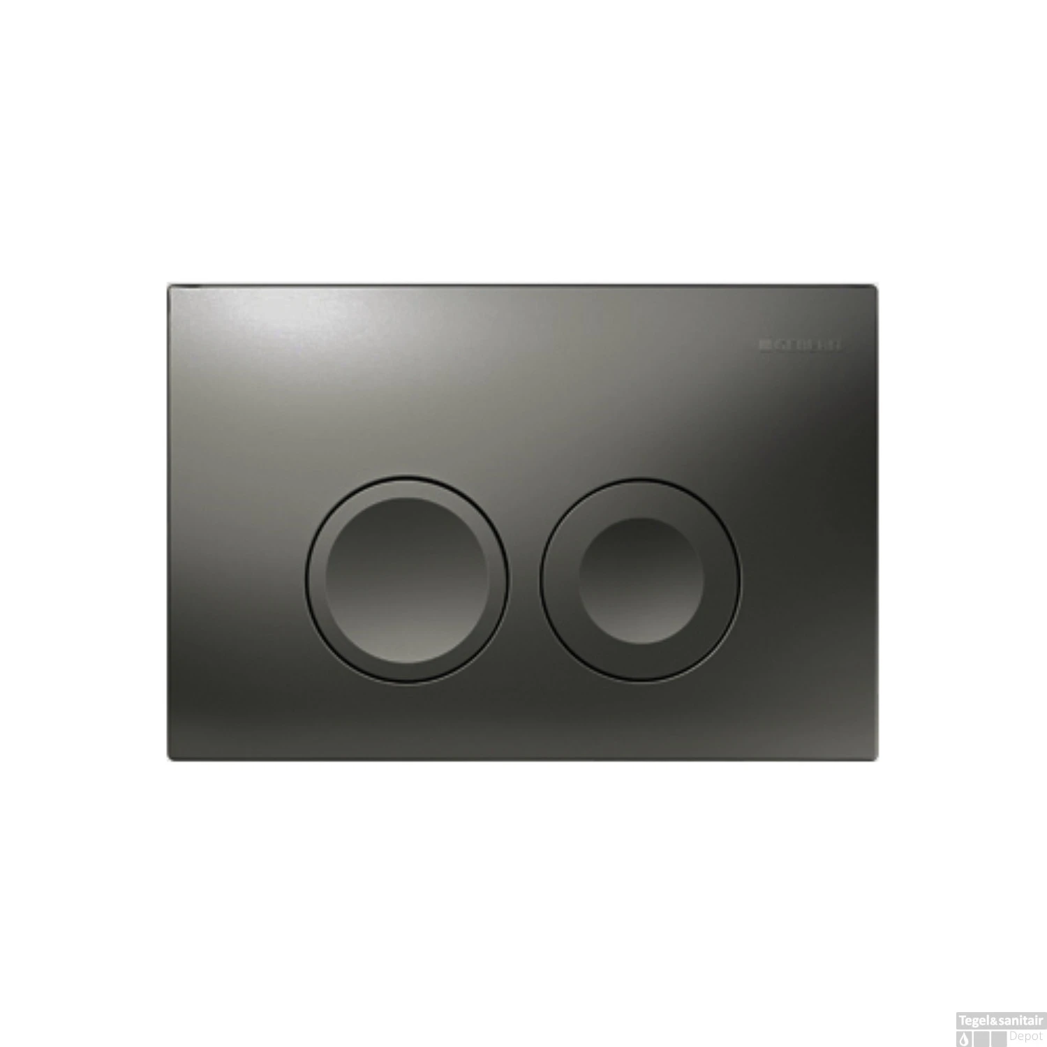 Geberit UP100 Toiletset Compleet | Inbouwreservoir | Salenzi Civita Mat Antraciet Met Drukplaat - Afbeelding 2