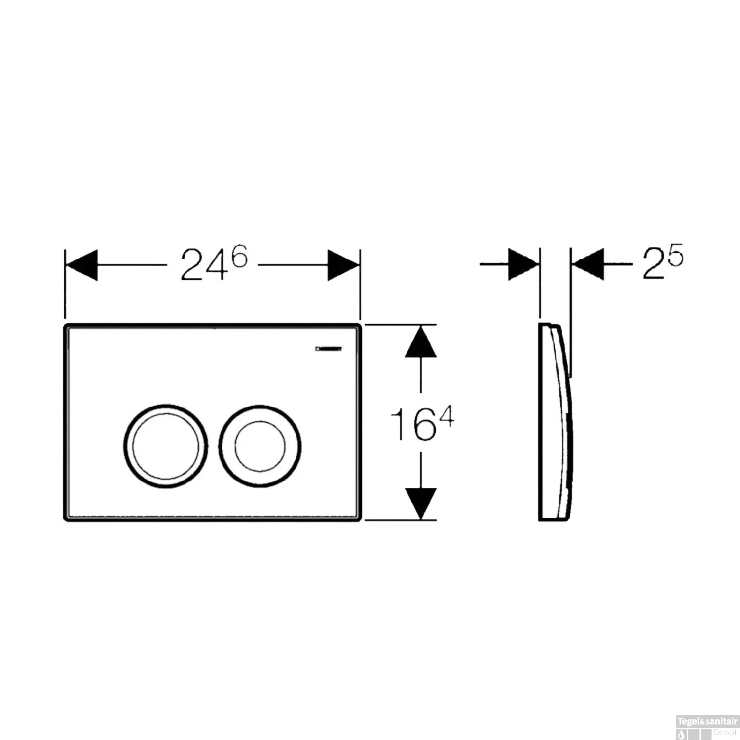 Geberit UP100 Toiletset Wandcloset Salenzi Civita Mat Roze Met Delta 21 Drukplaat 10 Geberit UP100 Toiletset Wandcloset Salenzi Civita Mat Roze Met Delta 21 Drukplaat - Afbeelding 8